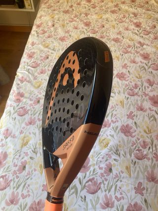 Pala Padel Head Speed Motion Negra/Naranja