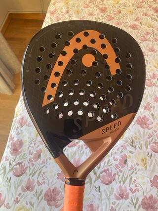 Pala Padel Head Speed Motion Negra/Naranja