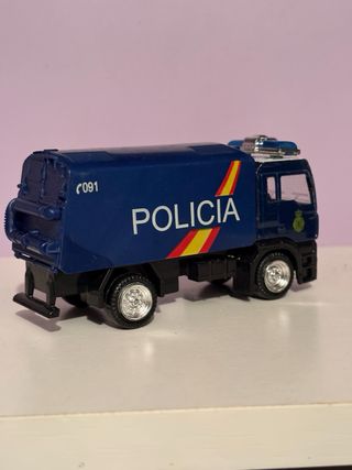 2 Coches Policía Juguete (Camión y Furgón)