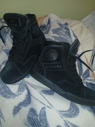Zapatillas Negras para moto armure