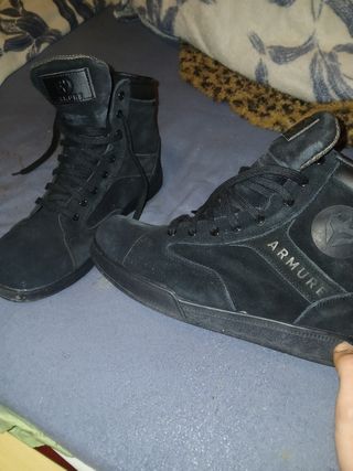 Zapatillas Negras para moto armure