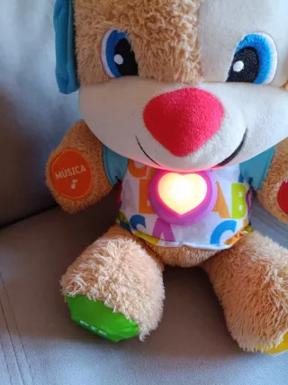 Peluche Fisher-Price Ríe y Aprende Perrito