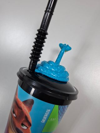 Zootrópolis 2 Vaso 50ml + Paja Disney Cine excl