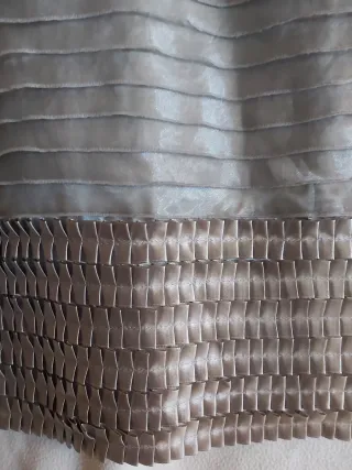 Vestido SONIA PEÑA plateado