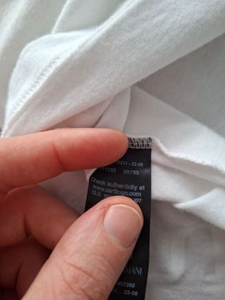 T-shirt Emporio Armani M Bianca