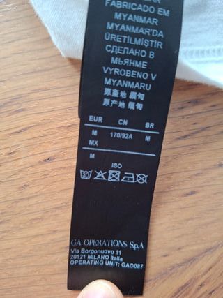 T-shirt Emporio Armani M Bianca