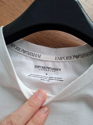 T-shirt Emporio Armani M Bianca