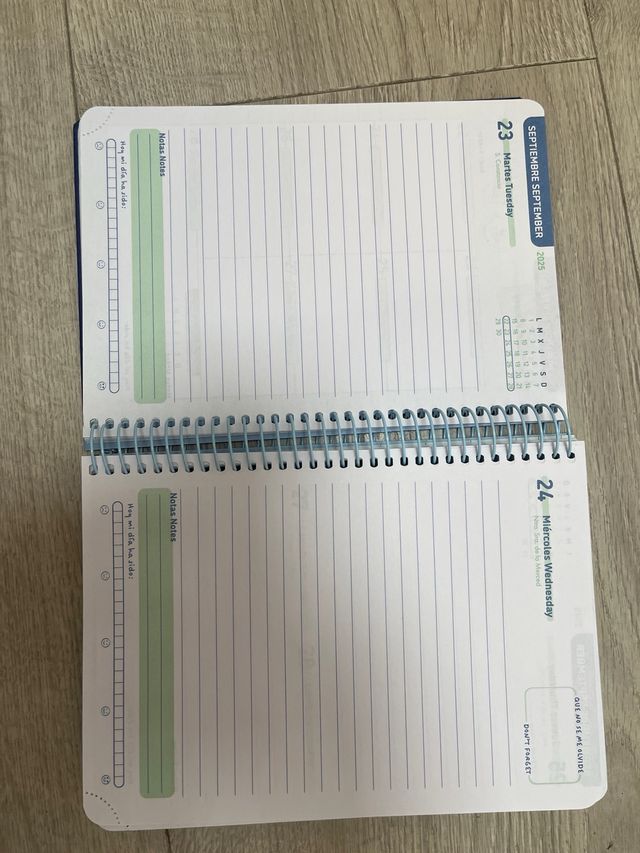 Agenda escolar Liderpapel 25-26 A5 70 gr Capa dura