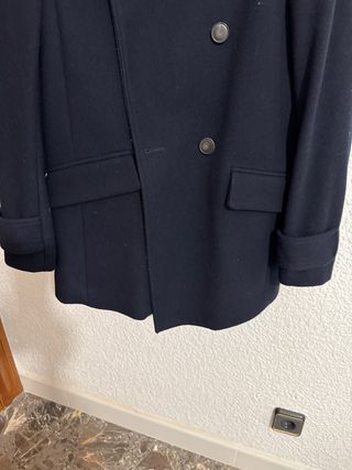 Abrigo Mango Azul Talla S