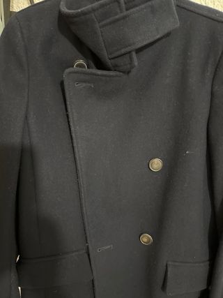 Abrigo Mango Azul Talla S