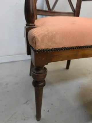 Silla comedor estilo Regencia antigua