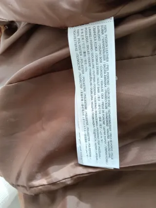 Chaqueta Mango Ante Marrón Talla S