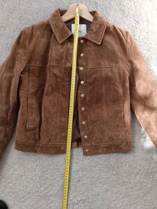 Chaqueta Mango Ante Marrón Talla S