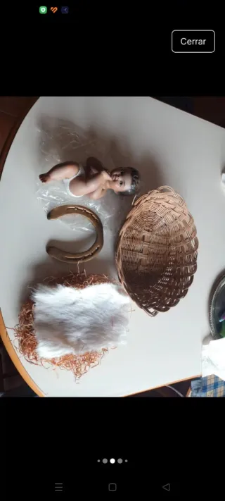 Figura Niño Jesús Cesta