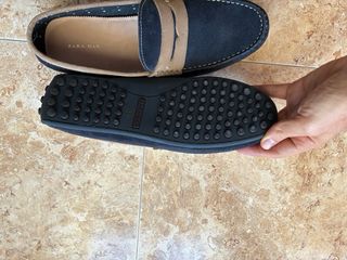 Mocasines Zara Negro y Marrón