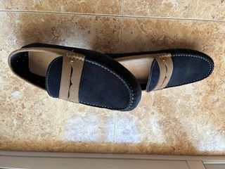 Mocasines Zara Negro y Marrón