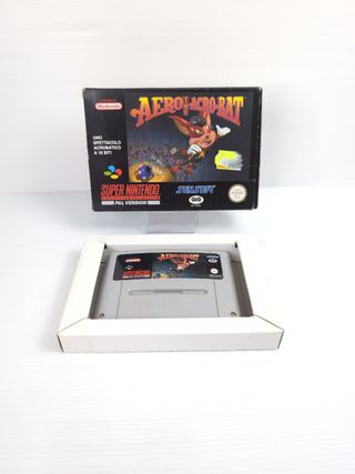 Aero the Acrobat SNES PAL ITA GIG con Scatola