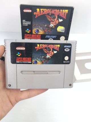 Aero the Acrobat SNES PAL ITA GIG con Scatola