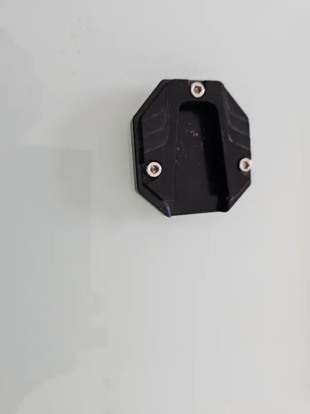 Extensor Soporte Lateral Moto Negro