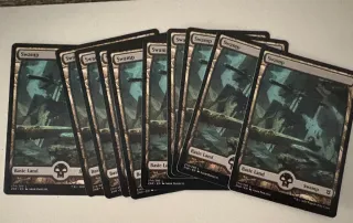 10 Pantanos Full Art MTG Commander