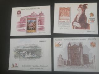 Lote Sellos Exposición Filatélica Nacional