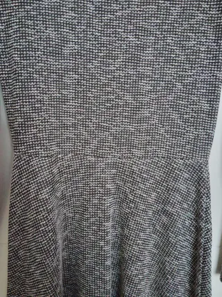 Vestido estampado manga larga