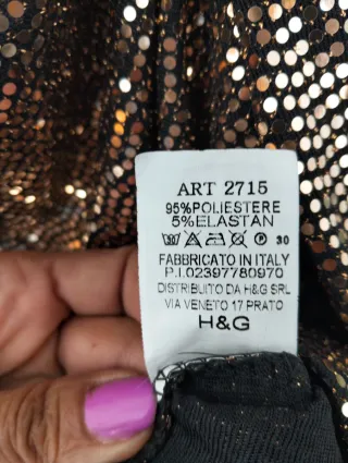 Vestido fiesta lentejuelas dorado