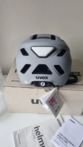 Casco Uvex Urban Planet LED Rhino Matt