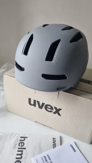 Casco Uvex Urban Planet LED Rhino Matt