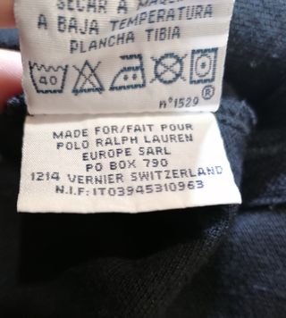 Polo Ralph Lauren Blu Taglia L