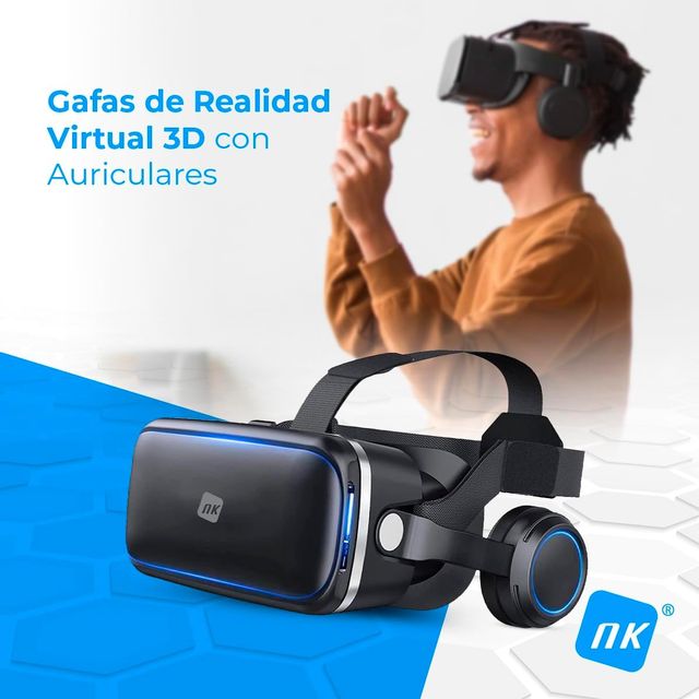 Óculos NK VR com auscultadores integrados