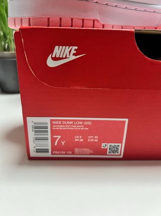 Nike Dunk Low Rosas y Blancas