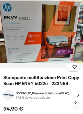 Impresora HP ENVY 6022e Multifunción
