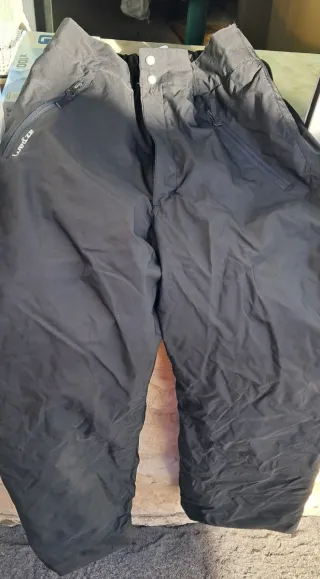 Pantalón de nieve infantil Wedze negro