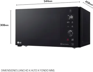 Horno y microondas LG (2 en 1) MH7265DPS 1200W