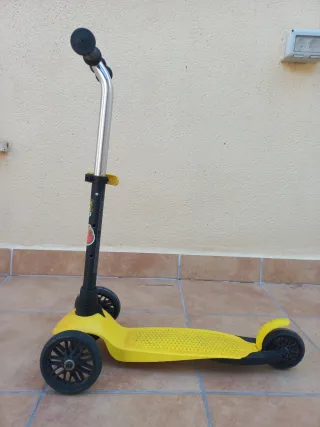Patinete infantil 3 ruedas amarillo