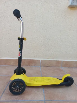 Patinete infantil 3 ruedas amarillo