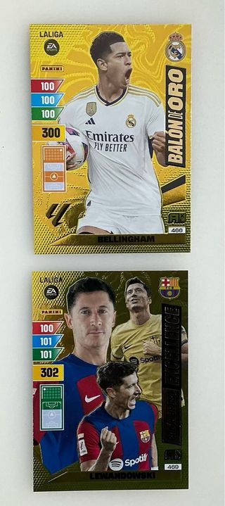 Lote cromos Balón de Oro Panini
