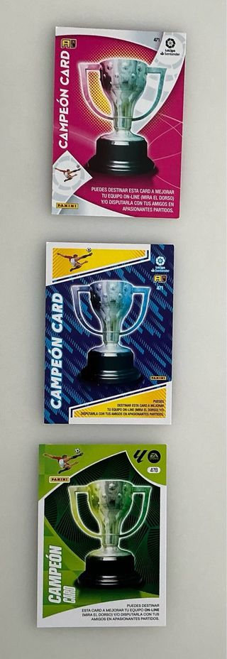 Lote cromos Balón de Oro Panini