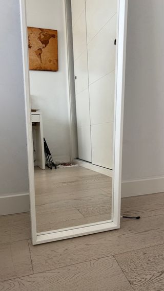 Espejo IKEA NISSEDAL blanco – de cuerpo entero