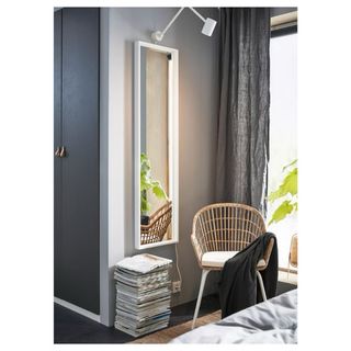 Espejo IKEA NISSEDAL blanco – de cuerpo entero