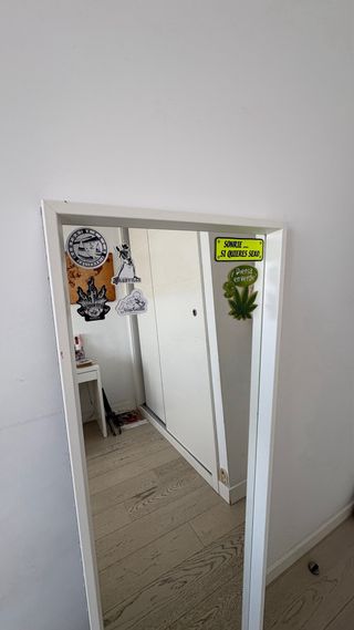 Espejo IKEA NISSEDAL blanco – de cuerpo entero