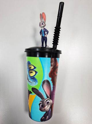 Zootrópolis 2 Vaso 50ml + Paja Disney Cine excl