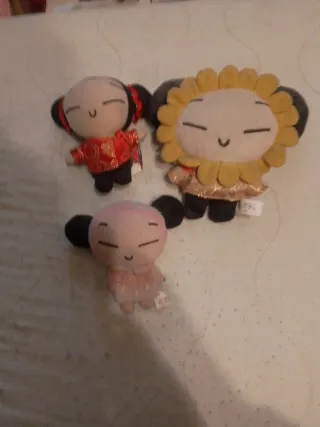 Set 3 Peluches Pucca