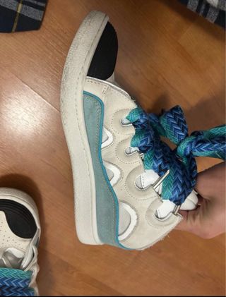 Sneakers Lanvin Curb Blu/Bianco