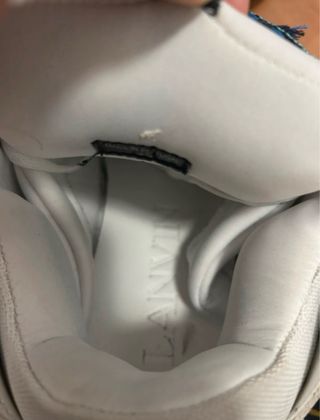 Sneakers Lanvin Curb Blu/Bianco