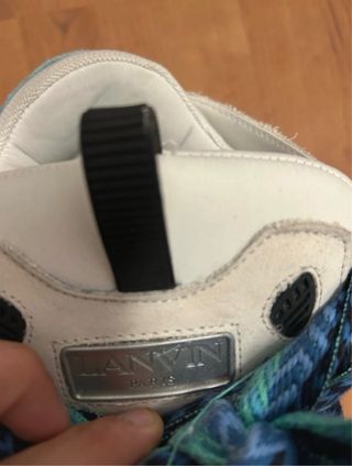 Sneakers Lanvin Curb Blu/Bianco