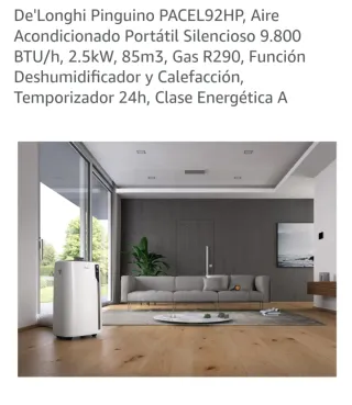 De'Longhi Pinguino PACEL92HP Aire Acondicionado