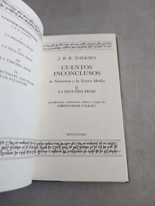 Cuentos Inconclusos I y II.  Tolkien. Minotauro