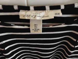 Camiseta  rayas blanco y negro